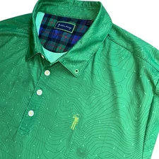 William Murray Reading Greens Golf Polo Shirt Mens Sz XL Performance Stretch