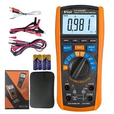 Digital Isolationswiderstand Messgerät Tester Megohmmeter Multimeter 500V-1000V - Bild 1 von 4