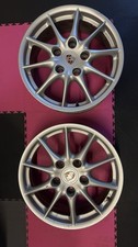 Genuine 17” Porsche 911 996 Carrera Alloy Wheels 7j Et50 99636212402 Fronts X2