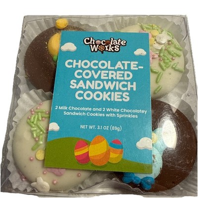 SHIPSN24HOURS-Chocolate Works-Chocolate Covered Cookies(4 Per Pack)