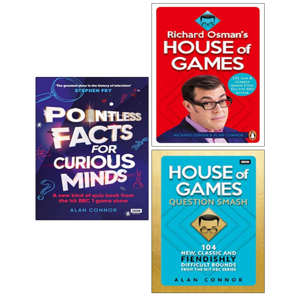 Pointless Facts,Richard Osman's House of Games,House of Games 3 Books Collection