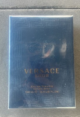 Versace Eros Eau de Toilette EDT Spray Cologne 3.4 fl oz Regular Size 100 ml