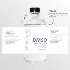 NEOCHEM Dimethyl Sulfoxide (DMSO) 99.95% Pure Liquid |8 oz. DMSO Pharma Grade No
