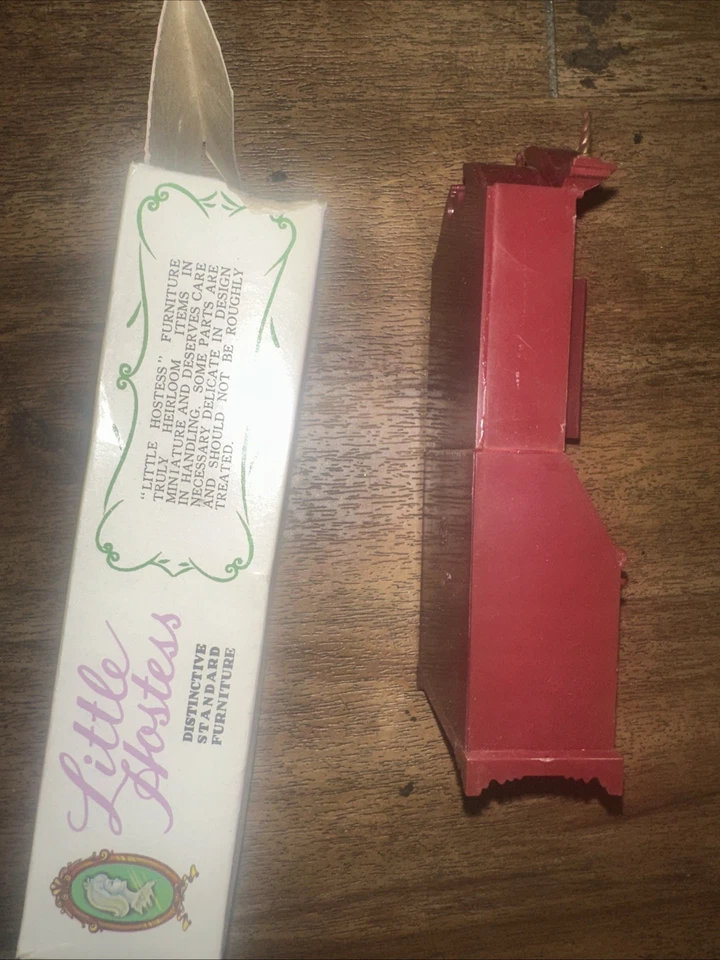 Little hostess by Marx secretary desk Miniature Doll House Dollhouse Furniture - Image 3 of 4