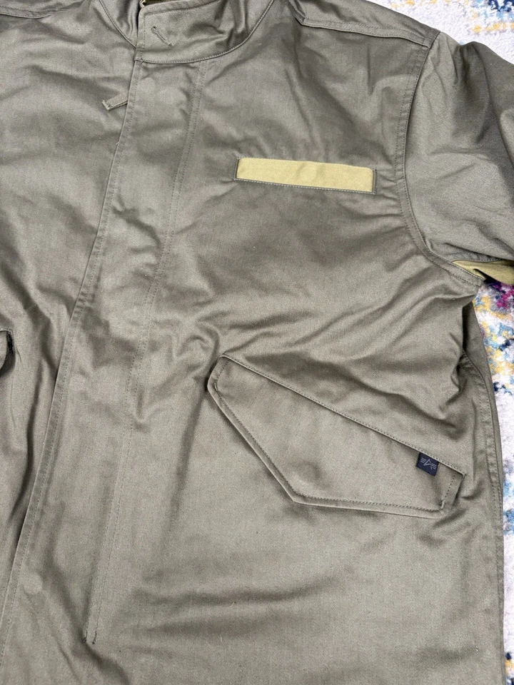 Alpha Industries M-65 Long Liner Field Jacket  Men's Size L - Image 4 of 4