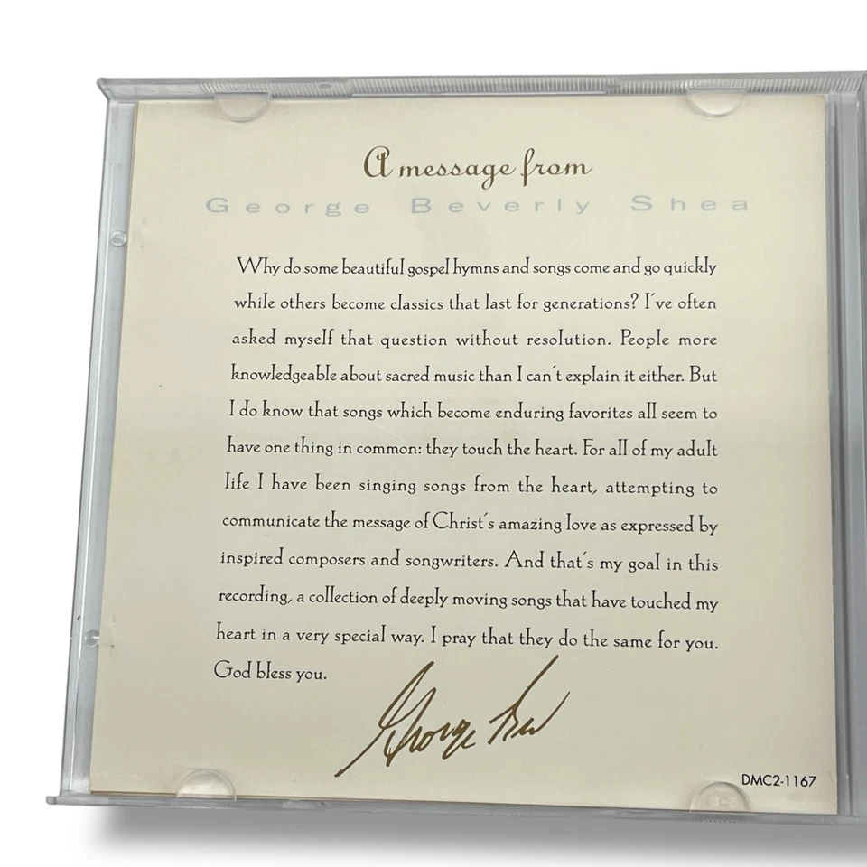 Songs from My Heart by George Beverly Shea 2 CD Set Foto 3 de 4