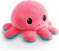 TeeTurtle - The Original Reversible Octopus Plushie - Light Pink  Blue