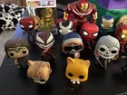 Lot Of 19 Marvel & DC Funko POPs. All Displayed, Hulk-buster Armor is Due Cast