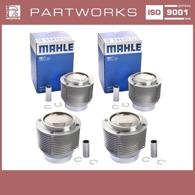 4x Kolben + Zylinder für PORSCHE 356 C 1600SC 95PS 912 61610390406