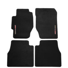 Fit For 98-02 Honda Accord Black Nylon Floor Mat Carpet Front Rear 4pcs W Mugen Fit For 98-02 Honda Accord Black Nylon Floor Mat Carpet Front Rear 4pcs W Mugen