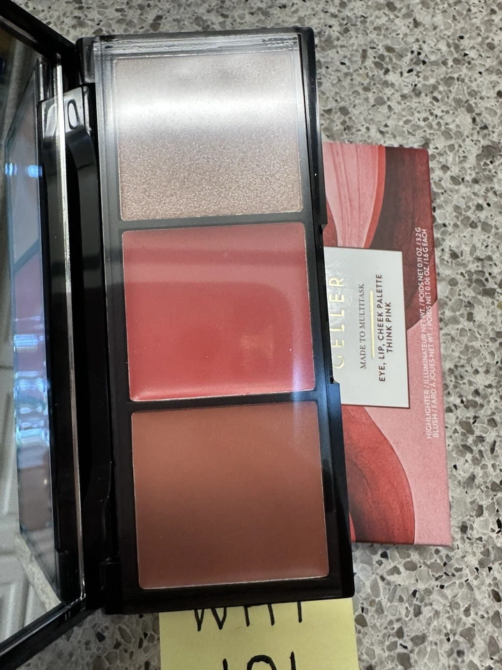 Laura Geller Made to Multitask Eye Lip Cheek Palette THINK PINK $28 - Image 3 of 4