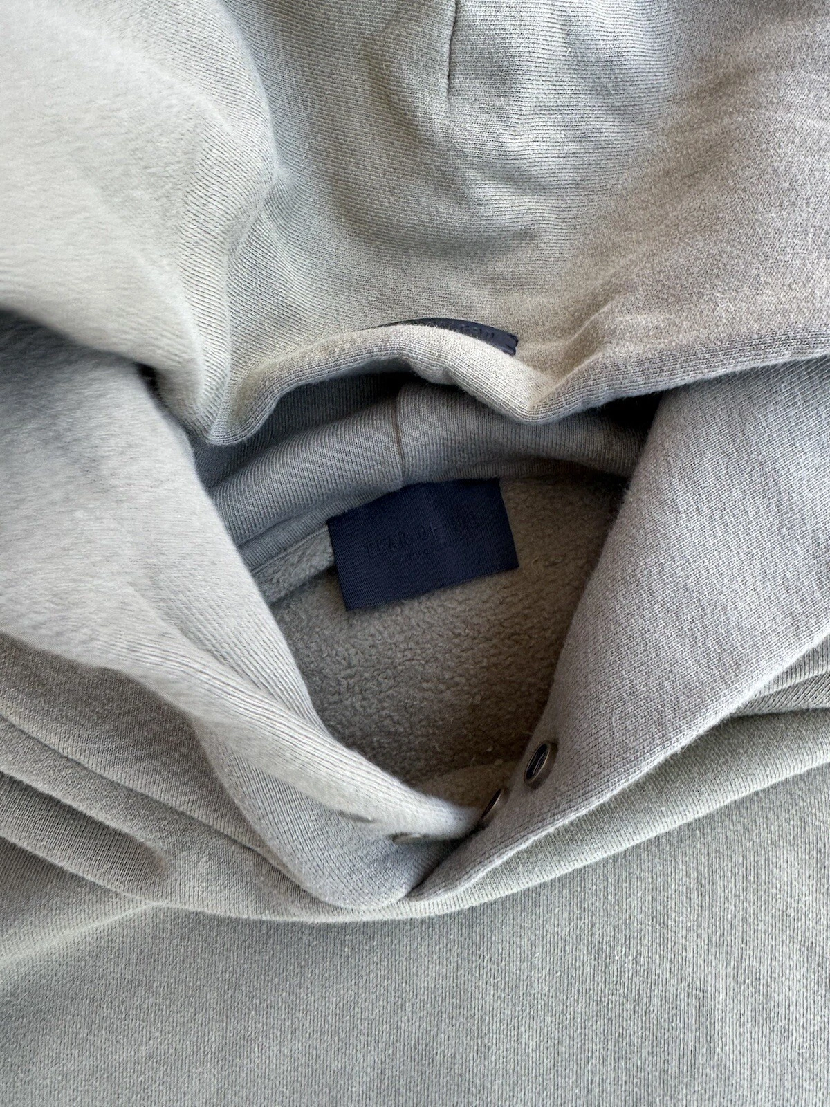 Felpa con cappuccio Fear of God FG7C 'Vintage Army' Verde Taglia Medium M Cappuccio Prezzo consigliato £600