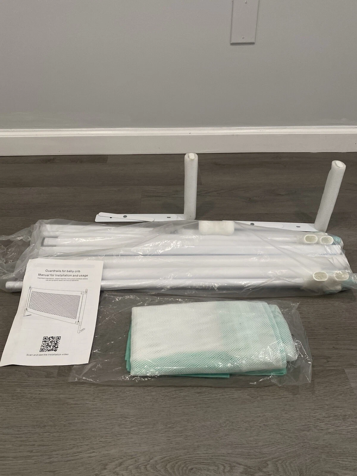 Guardrails For Baby Crib/ 3-36months /1.95 meters