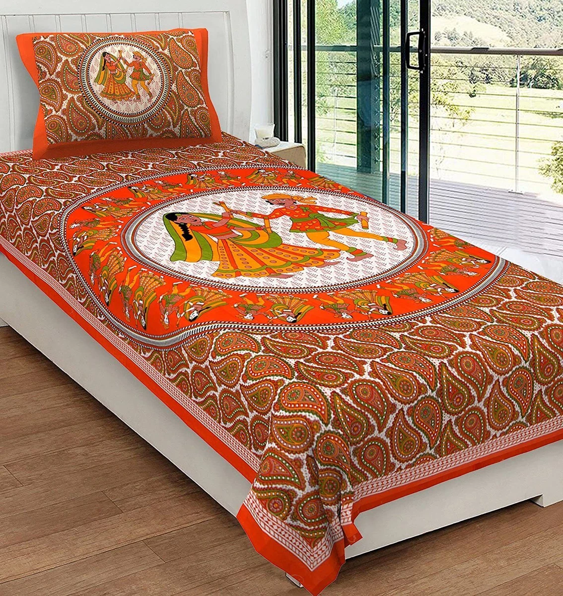 Single bed sheet without pillow cover 2025