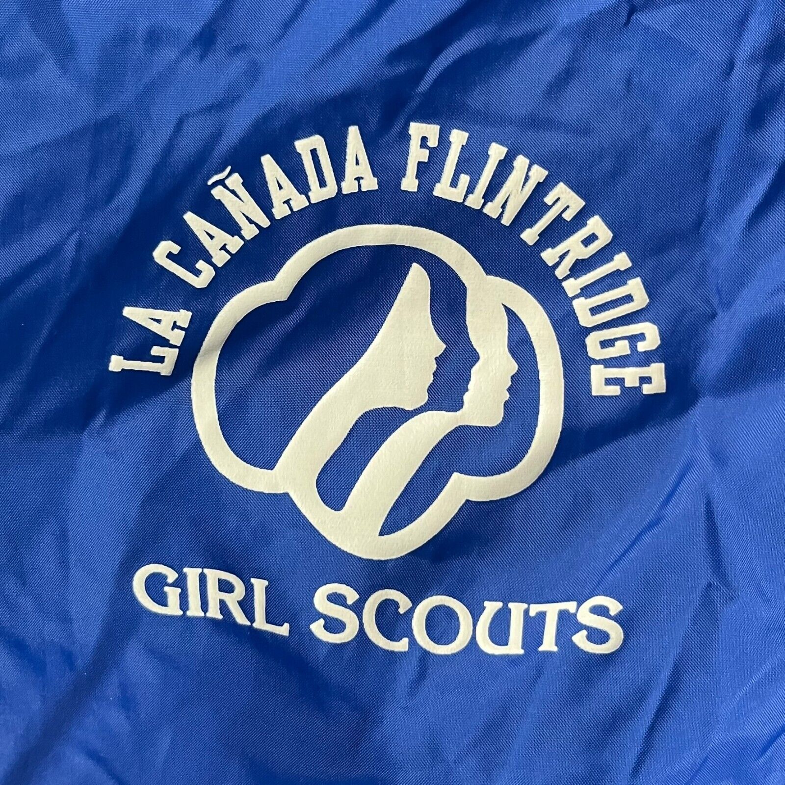 Vintage Girl Scout Jacket Womens XL Blue Button U… - image 5