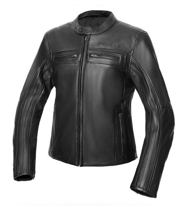 Leather Jacket Spyke Tenacy R2 Man Black Size 48 UK