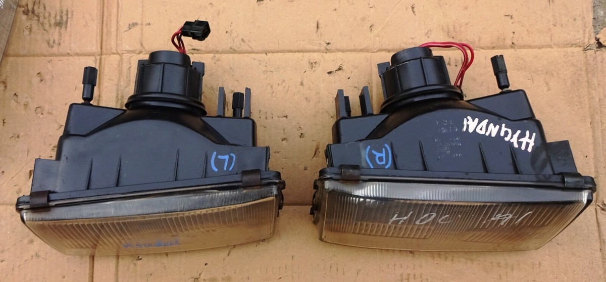 101-0284 SAMLIP HYUNDAI HEADLIGHTS PAIR LH RH USED | eBay
