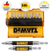 Dewalt DT71570 Schrauberbit-Set 14Tlg. Taschenformat Inkl. 2X Magnetbithalter