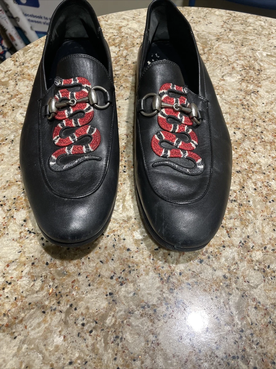 gucci snake loafers