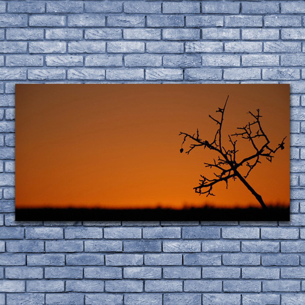 Tableau impression sur plexiglas 140x70 art arbre déco murale grand format
