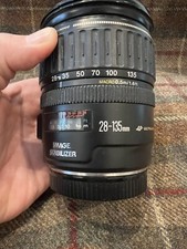 Canon EF 28-135 mm f/3.5-5.6 IS USM Zoom Lens, EF Mount, w/ Caps