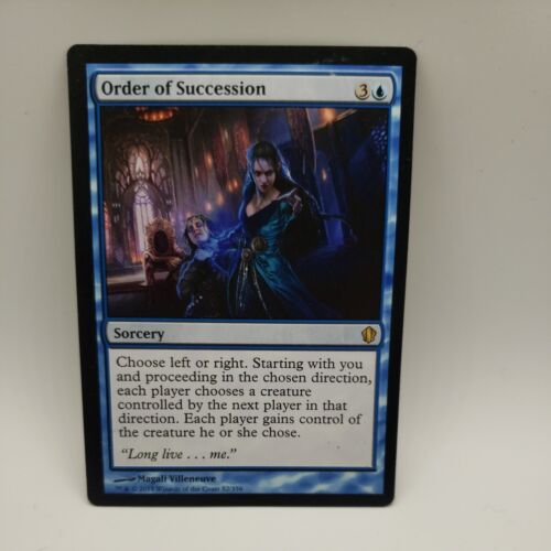 Order of Succession x1 - Commander 2013 - MTG - Near Mint  - Picture 1 of 5