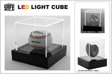 SAFE-5243-Cubes-Light-Fossilien-Acryl-Vitrinen-W&uuml;rfel-M-LED-100x100mm