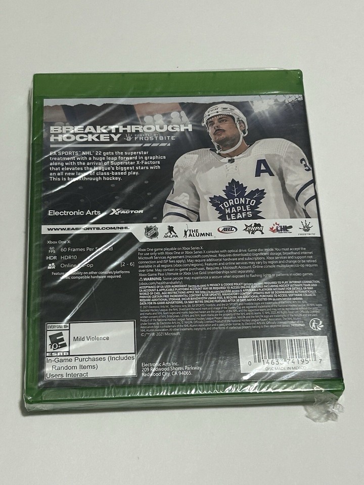 NHL 22 Microsoft Xbox One/Xbox Series X 14633741957 eBay