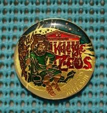 1986 Krewe of ZEUS multi-color cloisonne bronze Mardi Gras Doubloon