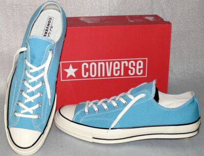 Converse 161444C CHUCK 70 OX Canvas Schuhe Sneaker Boots 44 Blau Crem Black