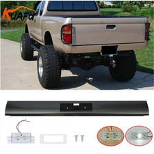 Steel Rear Bumper Roll Pan Wled License Plate Lamp For Toyota Tacoma 1995-2004