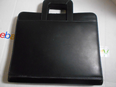 Franklin Covey Black 3 Large Ring Zip Leaders Binder W
