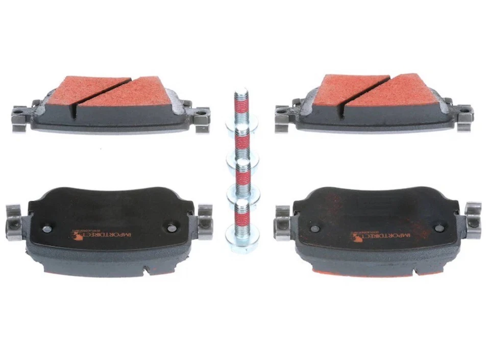 Import Direct Low Metallic Rear Brake Pads - 213-1779 Fits Audi and Volkswagen - Image 2 of 3