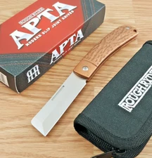 Rough Ryder APTA Folding Knives 6.50" VG-10 Steel Blades Copper Handle 2283