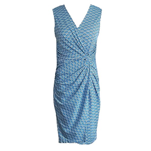 julie brown shift dress Dress Almina brown with high neckline mini  Marjon Snieders