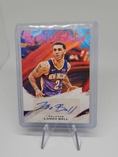 2020-21 Panini Court Kings - Lonzo Ball Brush Strokes Pink #BR-LBL /8 (AU)