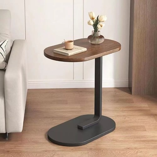 Small Side End Table 2022 New C Table Narrow Round Bed Sofa Coffee Dinner Table - Picture 3 of 12