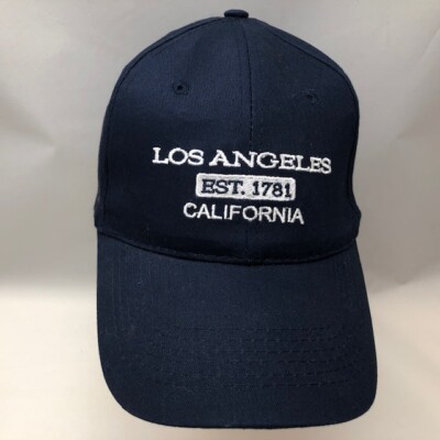 Los Angeles California Est. 1781 Hat Baseball Cap Embroidered Adjustable OSFM 