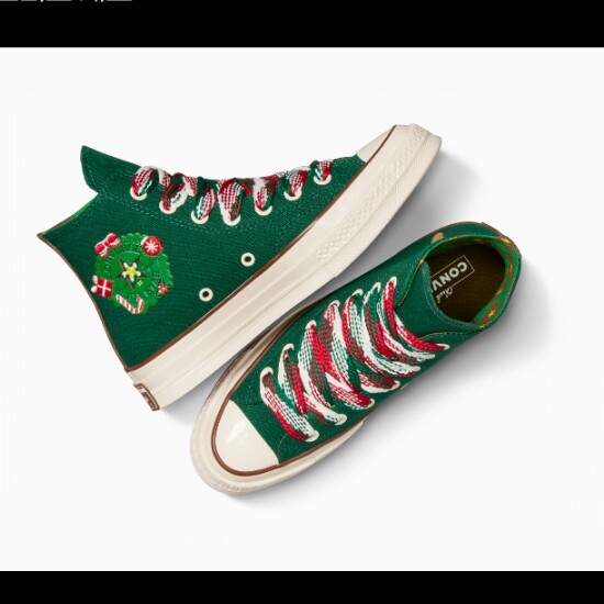 Converse Chuck 70 Hi Christmas 'Gingerbread & Knit Sock' - A12455C