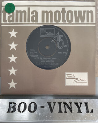 EDDIE KENDRICKS KEEP ON TRUCKIN' PART 1 & 2)  7'' VINYL TMG 873 VG+ Condition
