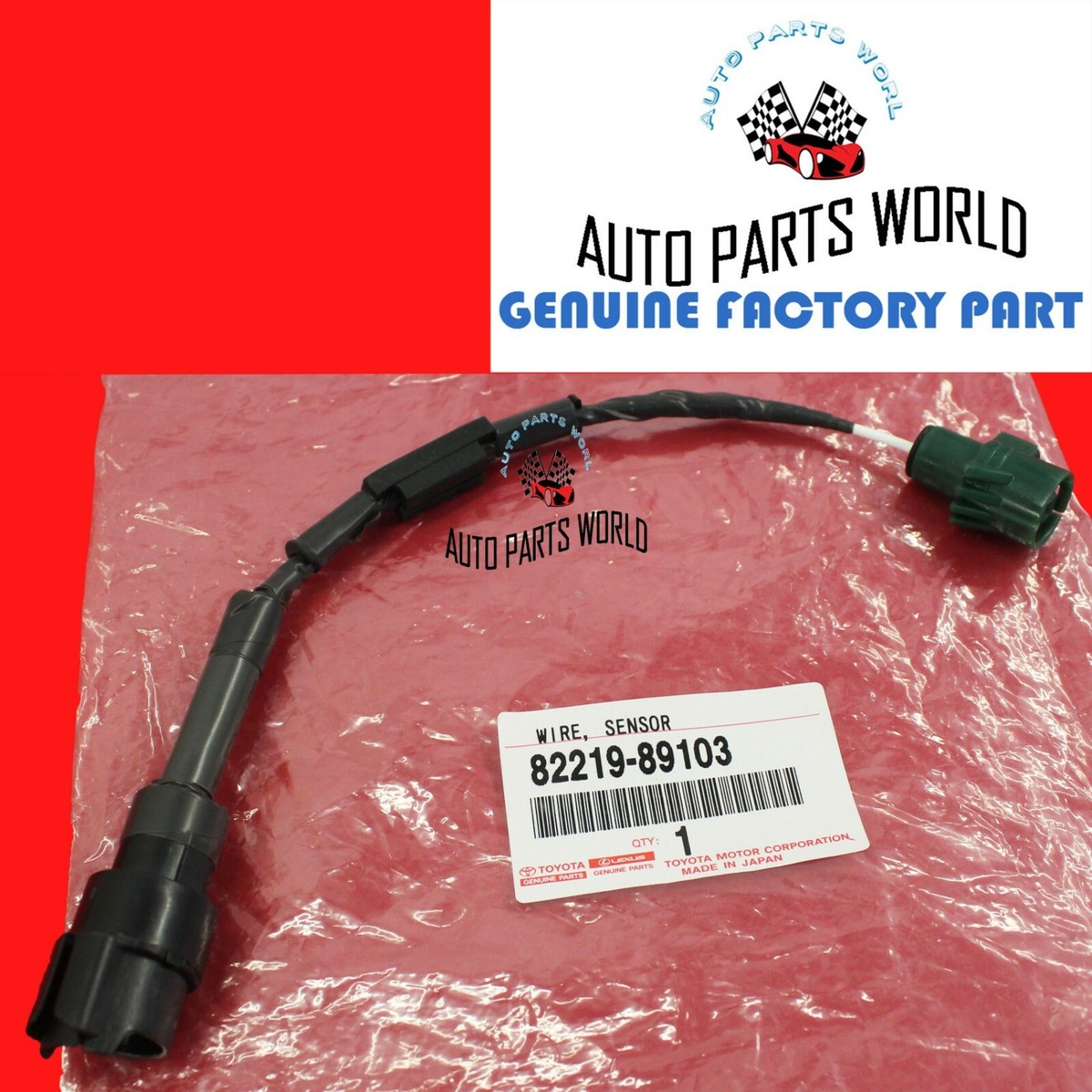 GENUINE TOYOTA 88-92 4RUNNER PICKUP KNOCK SENSOR WIRE 3.0L