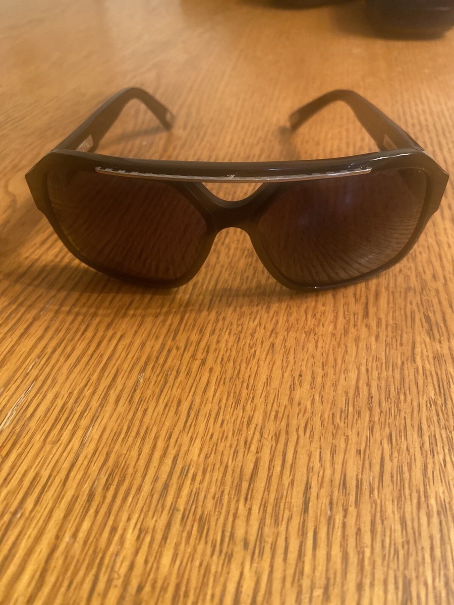 Louis Vuitton's Men Black & Silver Sunglasses ZO271W | eBay