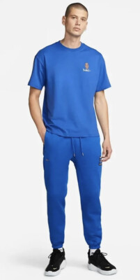 Nike Lil' Penny Premium Basketball Pants Blue DA6755-480 Men's Size Large