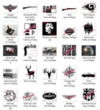 dxf format complete art collection on CD for plasma cutting 130+ files by FNFAB