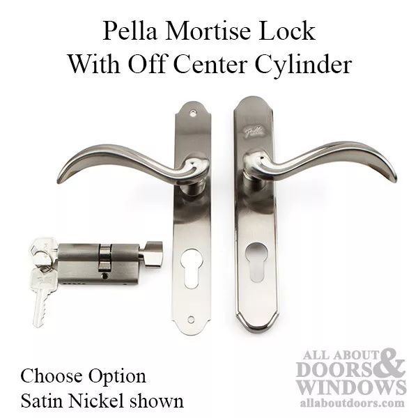Pella Storm Door Handleset Single Key Thumbturn 305014 For Use With 2 Bolt Lock