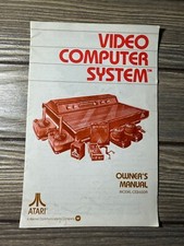 Atari Video Computer System Owners Manual Model CX2600A