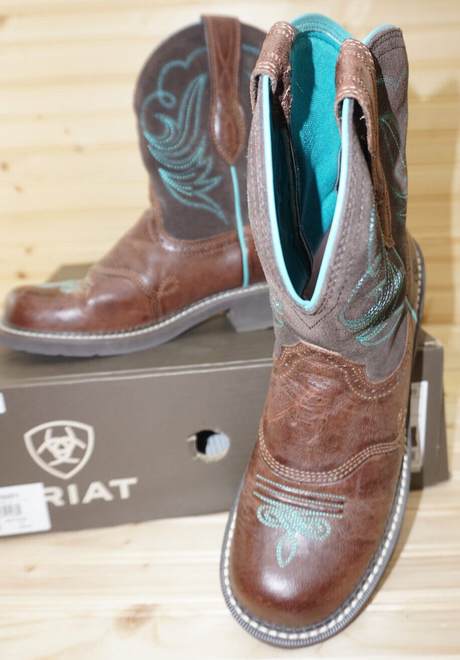 Ariat Women's Fatboy Heritage Dapper Cowgirl Boots Size 10B Gently Worn