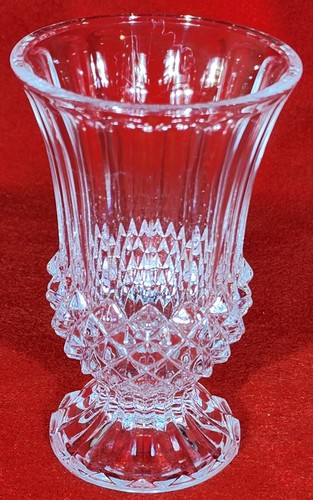 Cristal D'Arques ~ Vaso Cristallo Piombo Taglio Vincennes JG Durand Francia - Foto 2 di 11