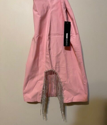 Fashion Nova Borrowed Hearts Mini Dress - Medium Light Pink Women | eBay