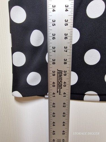 Shelby & Palmer Sheath Dress Womens 12 Black White Polka Dot Short Puffed Sleeve - Picture 9 of 13